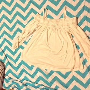 Cold shoulder blouse